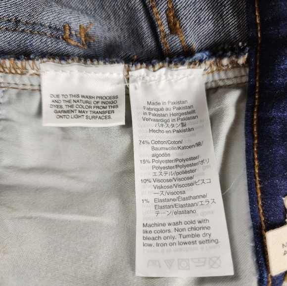 Madewell 9 inch Mid-Rise Skinny Dark Wash Jeans Size 24 NWOT - Picture 8 of 12